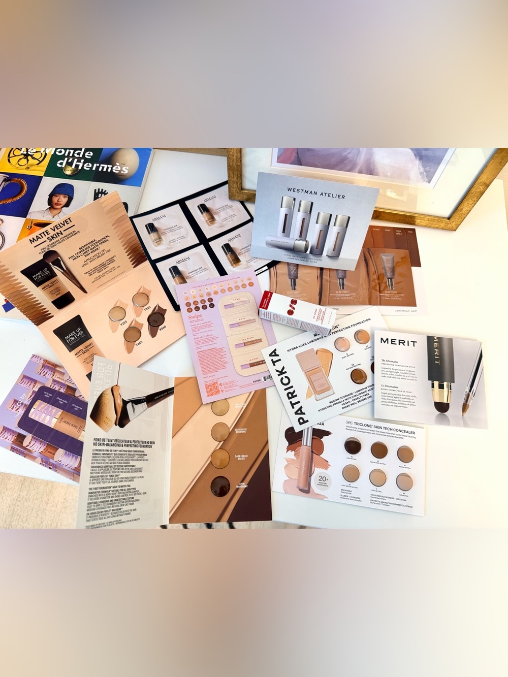 11 pc High End Foundation Samples